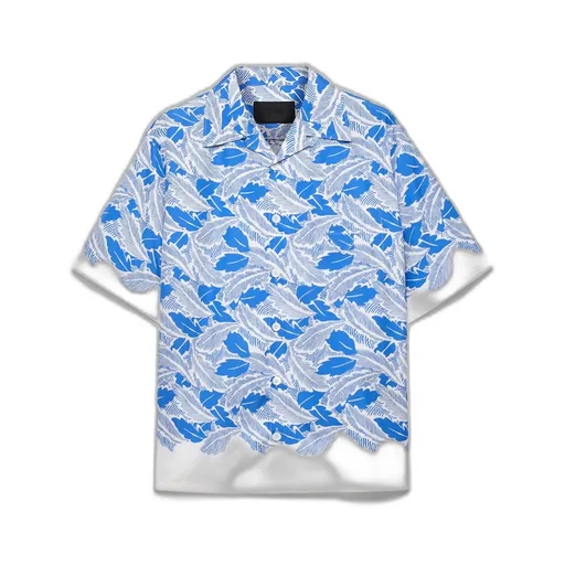 Short-Sleeved Cotton Shirt
