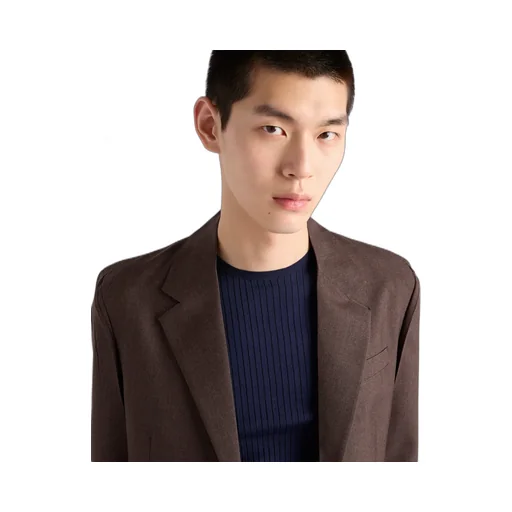 Ribbed Cotton Crew-Neck Sweater