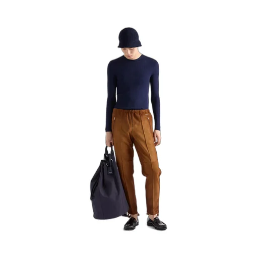 Suede Joggers