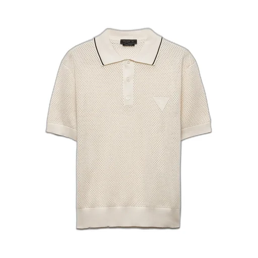 Silk And Cotton Polo Shirt