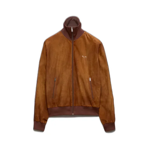 Suede Blouson Jacket