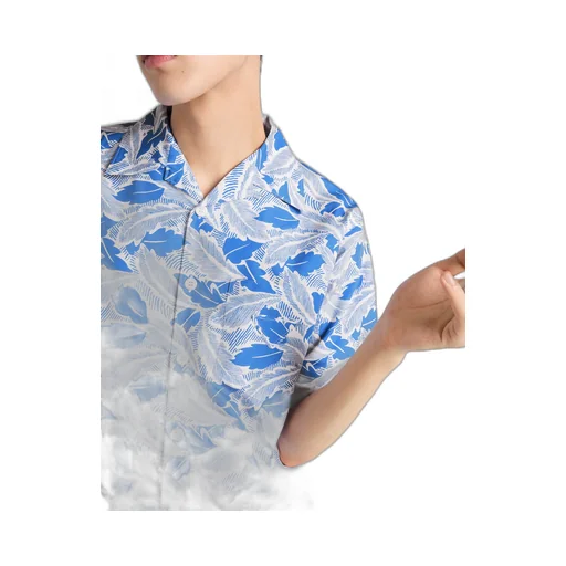 Short-Sleeved Cotton Shirt