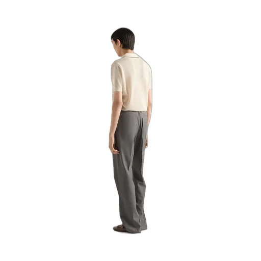 Silk And Cotton Polo Shirt