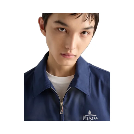 Cotton Blend Blouson Jacket