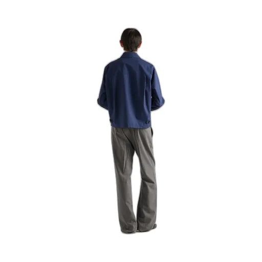 Cotton Blend Blouson Jacket