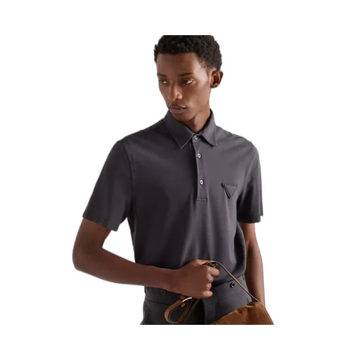 Short-Sleeved Piqué Polo Shirt