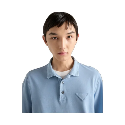Short-Sleeved Piqué Polo Shirt