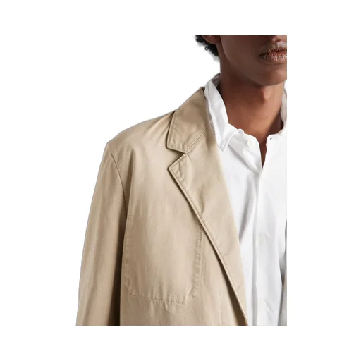 Single-Breasted Cotton Jacket