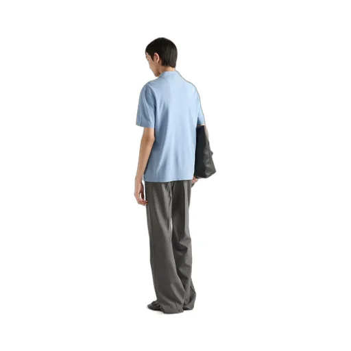 Short-Sleeved Piqué Polo Shirt
