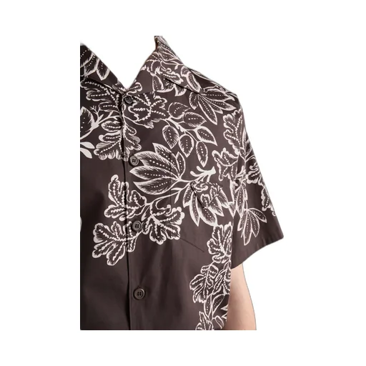 Printed Cotton Bowling Shirt