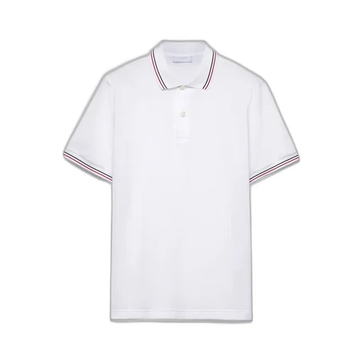 Short-Sleeved Piqué Polo Shirt