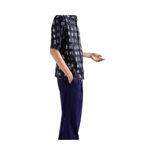 Short-Sleeved Cotton Shirt