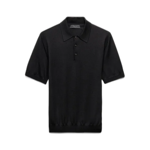 Cashmere And Silk Polo Shirt