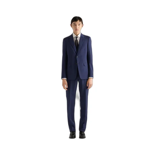 Single Breasted Wool And Mohair Suit