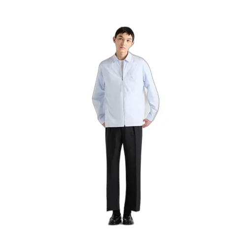 Cotton Zipper Shirt