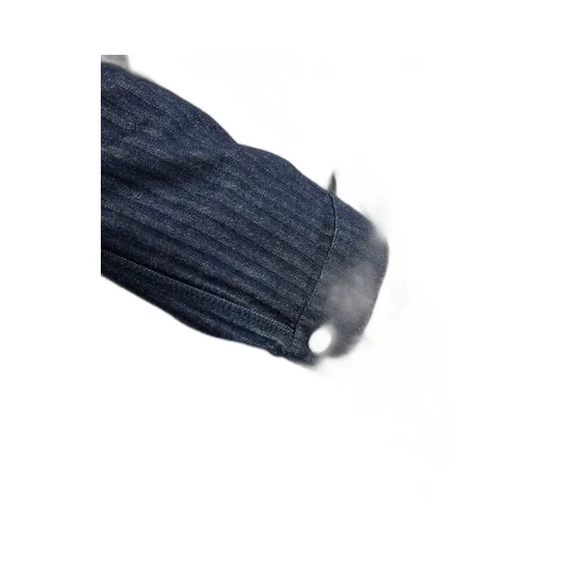 Chevron Denim Blouson Jacket