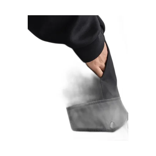 Cotton Fleece Joggers With Re-Nylon Details