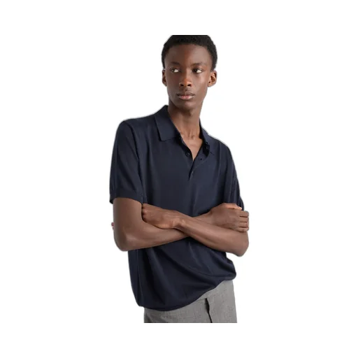 Cashmere And Silk Polo Shirt