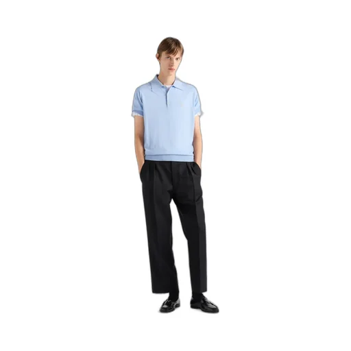 Superfine Wool Polo Shirt