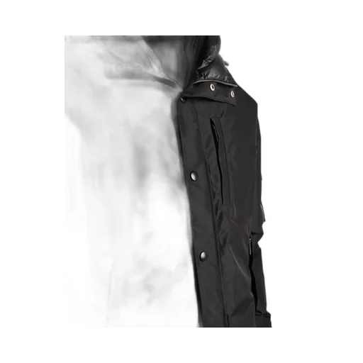 Technical Fabric Down Jacket With Hood