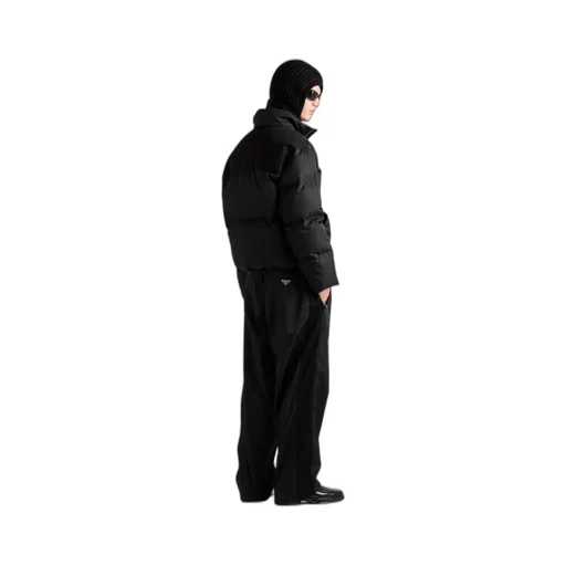 Cropped Re-Nylon Down Jacket