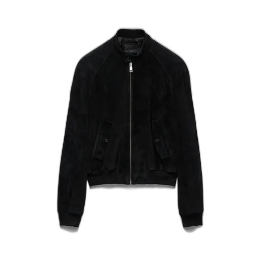 Suede Bomber Jacket