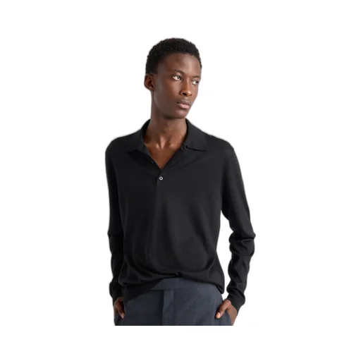 Cashmere And Silk Polo Shirt