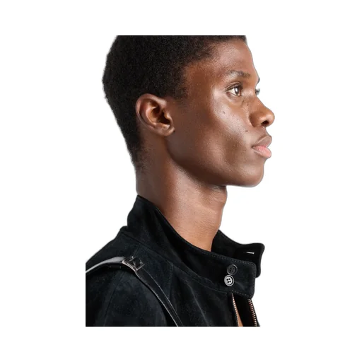 Suede Bomber Jacket