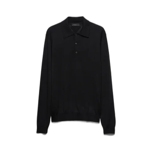 Cashmere And Silk Polo Shirt