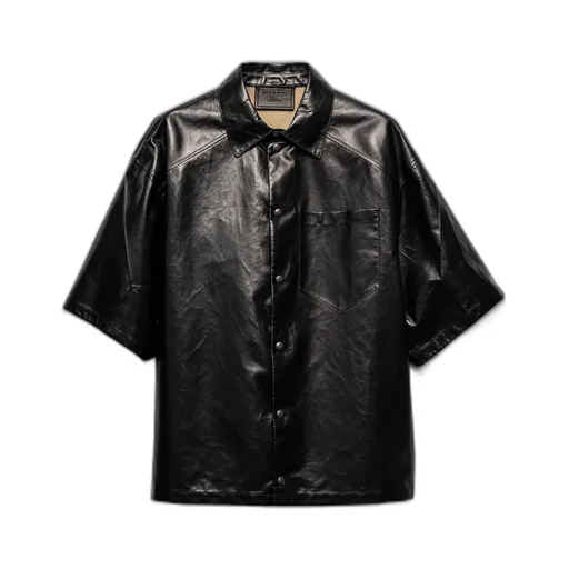 Nappa And Fabric Shirt