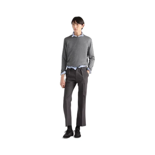 Cashmere And Silk Crew-Neck Sweater