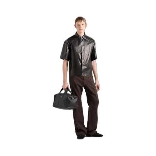 Nappa And Fabric Shirt