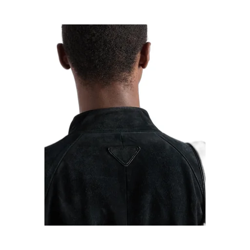 Suede Bomber Jacket