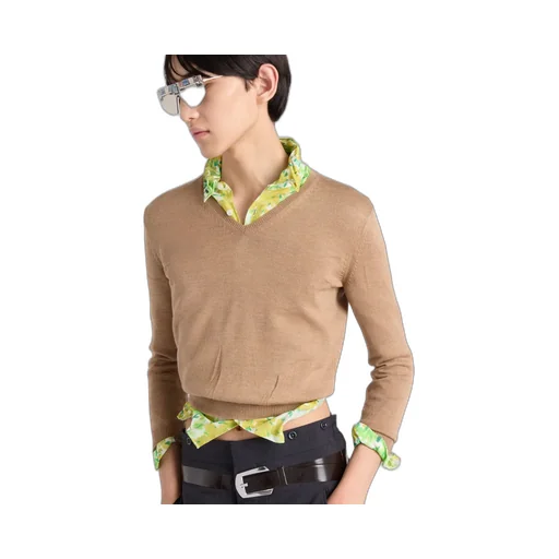 V-Neck Wool Sweater