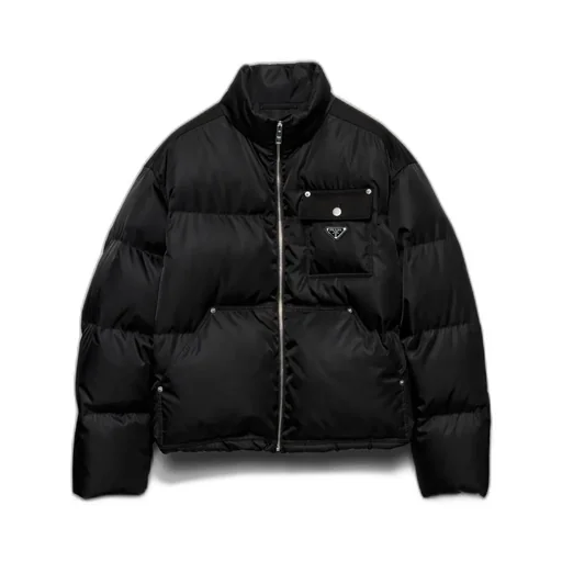 Cropped Re-Nylon Down Jacket