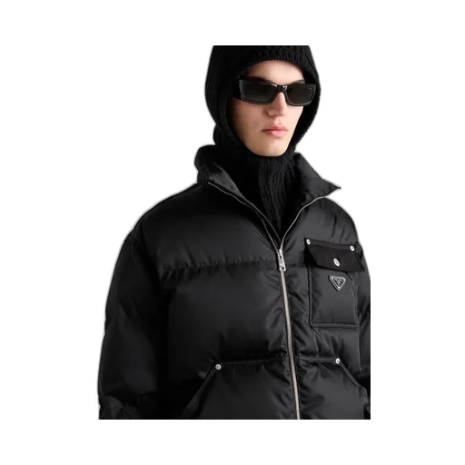 Cropped Re-Nylon Down Jacket