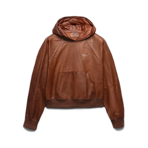 Leather Hoodie