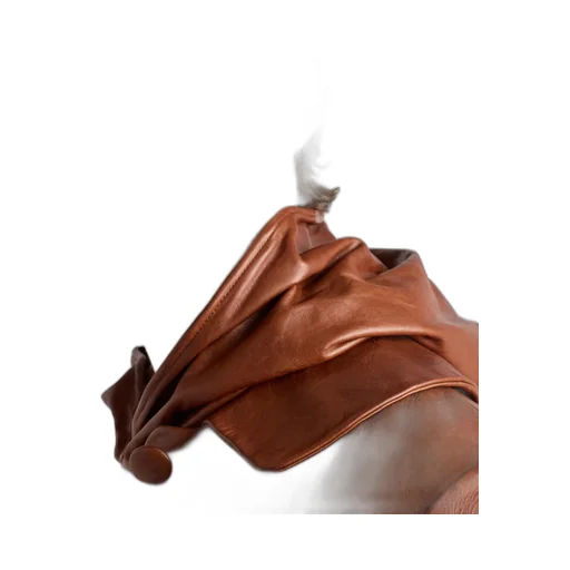 Leather Hoodie