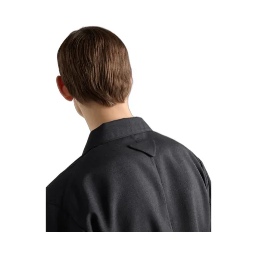 Single-Breasted Wool And Silk Jacket