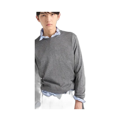 Cashmere And Silk Crew-Neck Sweater