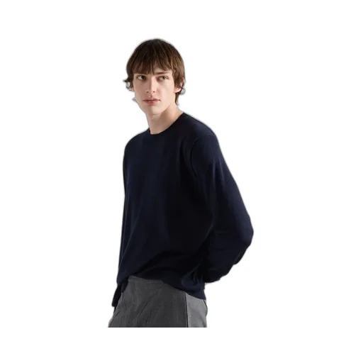 Cashmere And Silk Crew-Neck Sweater