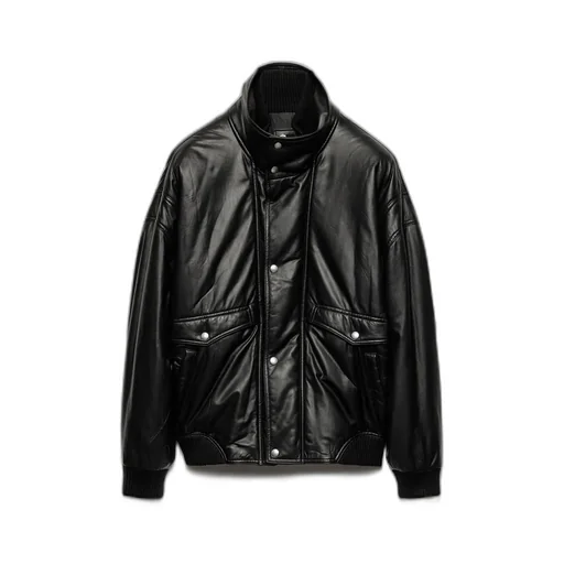 Nappa Leather Bomber Jacket