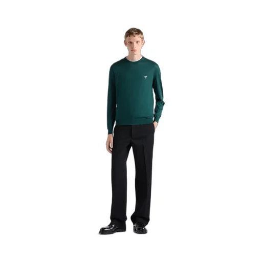 Superfine Wool Crew-Neck Sweater
