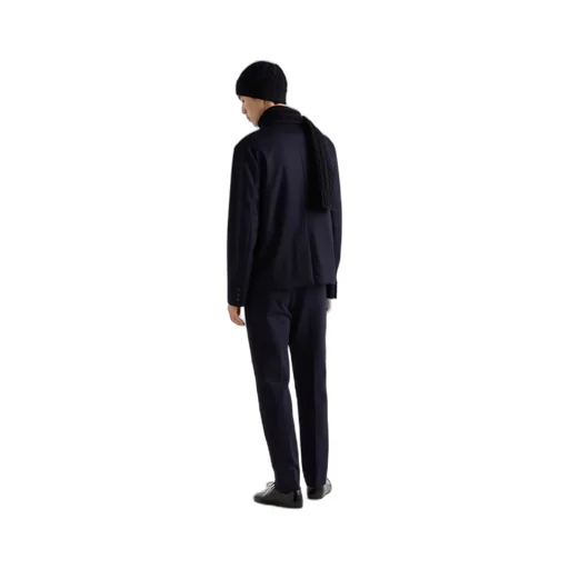 Single-Breasted Wool Jacket