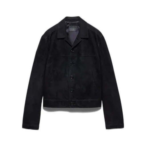 Suede Blouson Jacket