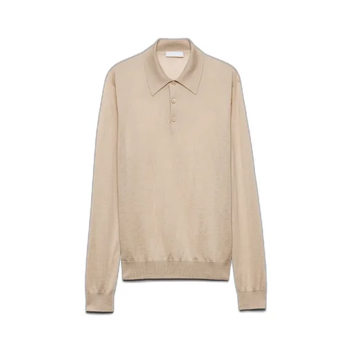 Cashmere And Silk Polo Shirt