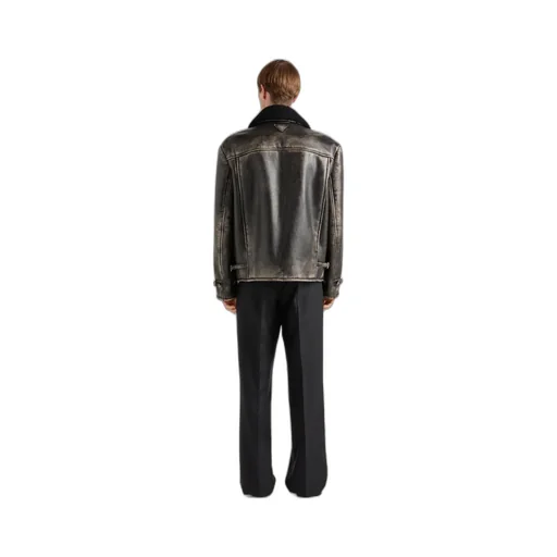 Nappa Leather And Shearling Jacket