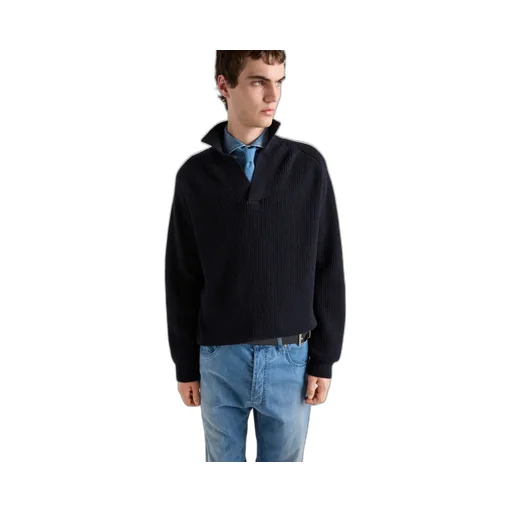 Oversized Cashmere Polo Sweater