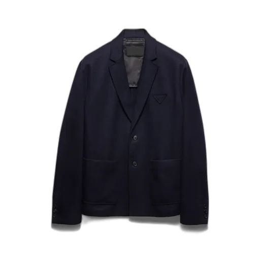 Single-Breasted Wool Jacket