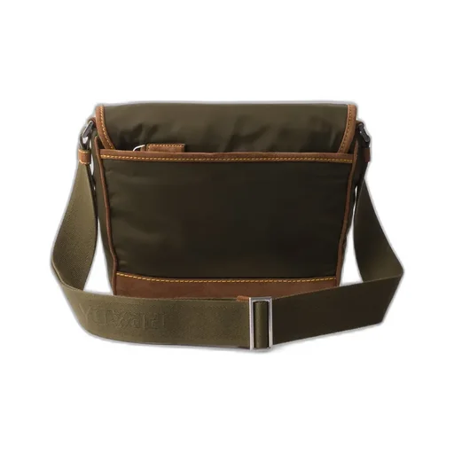 Medium Re-Nylon And Suede Shoulder Bag